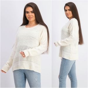 NWT Madison Lilly Farica Multi Texture Sweater